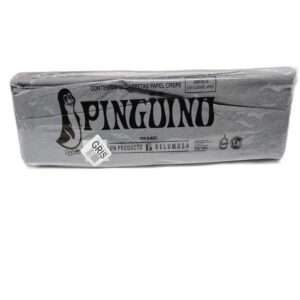 PAPEL CREPE PINGUINO GRIS C/10