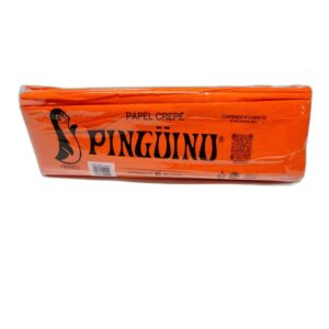PAPEL CREPE PINGUINO NARANJA C/10