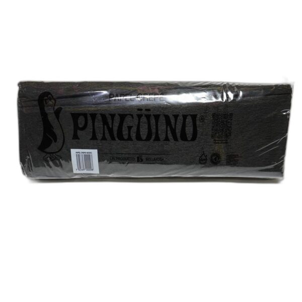 PAPEL CREPE PINGUINO NEGRO C/10
