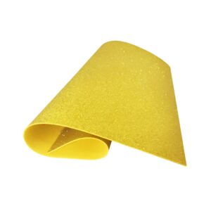 PAPEL FOAMY T/PLIEGO C/DIAMANTINA 43*56 C/5 PZAS