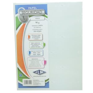PAPEL SEGURIDAD IMPRESO T/C C/100 JLM 2256
