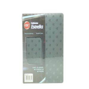 PASTA P/ENGARGOLAR ESTRELLAS T/C HUMO C/25  JUEGOS GBC