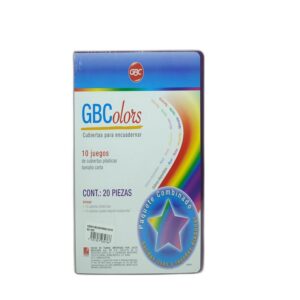 PASTA P/ENGARGOLAR GBCOLORS T/C MORADO C/10  JGOS COMBINADO