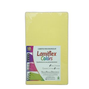 PASTA P/ENGARGOLAR LAMIFLEX ELITE T/C  AMARILLO PASTEL SOLIDO 25 JUEGOS BOFLEX