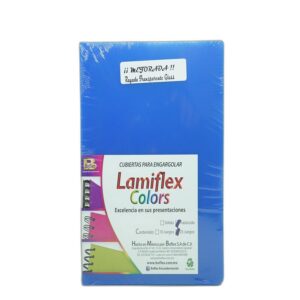 PASTA P/ENGARGOLAR LAMIFLEX ELITE T/C AZUL  SOLIDO 25 JUEGOS BOFLEX
