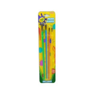 PINCEL ESCOLAR C/4 CRAYOLA 5152 (05-3515)