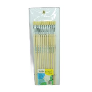PINCEL PLANO P/OLEO C/12 P100-12 BARRILITO