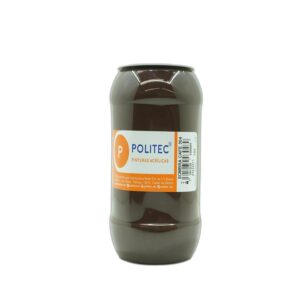PINTURA ACRILICA ESCOLAR 500 ML POLITEC  SOMBRA CAFE 304