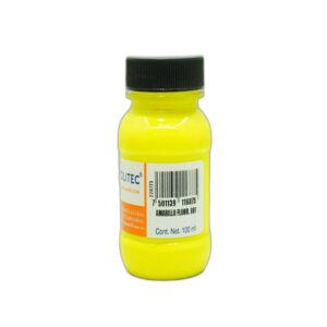 PINTURA ACRILICA POLITEC 100 ML AMARILLO  FLUORESCENTE 801 CAJA C/6