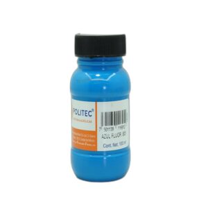 PINTURA ACRILICA POLITEC 100 ML AZUL  FLUORESCENTE 805 CAJA C/6