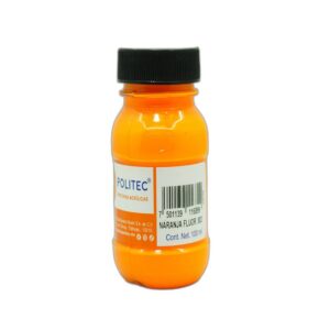 PINTURA ACRILICA POLITEC 100 ML NARANJA  FLUORESCENTE 803 CAJA C/6