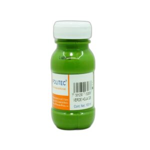 PINTURA ACRILICA POLITEC 100 ML RODIN VERDE  HOJA 328 CAJA C/6