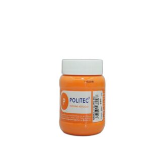 PINTURA ACRILICA POLITEC 250 ML NARANJA CLARO  332