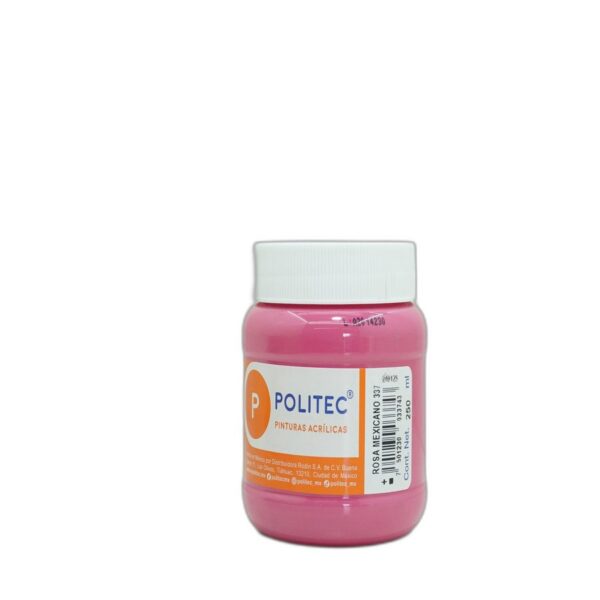 PINTURA ACRILICA POLITEC 250 ML ROSA MEXICANO  337