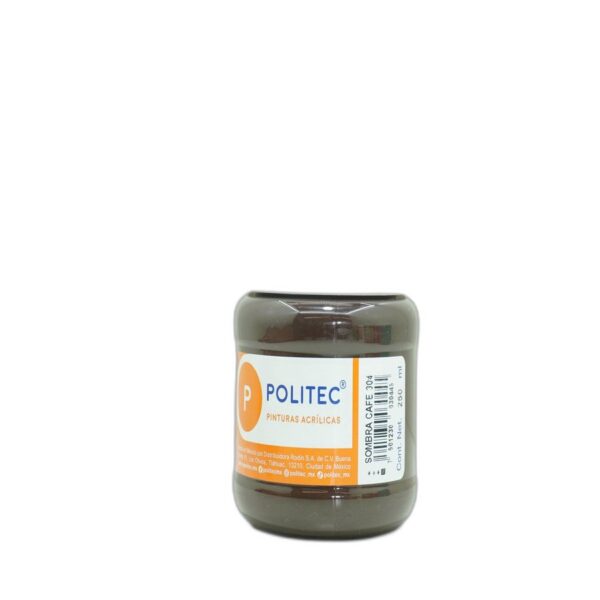 PINTURA ACRILICA POLITEC 250 ML SOMBRA CAFE  304