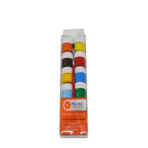 PINTURA ACRLICA POLITEC C/12 FCOS.10ML