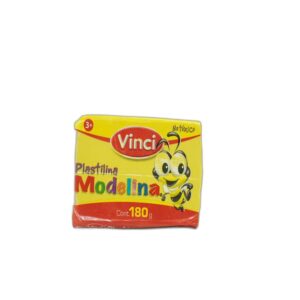 PLASTILINA BARRA 1 COLOR MODELINA 180grs.  AMARILLO