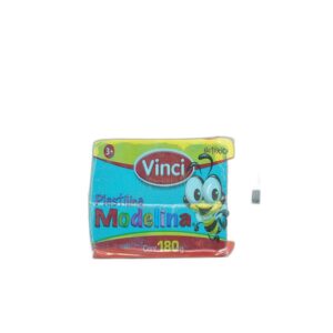 PLASTILINA BARRA 1 COLOR MODELINA 180grs. AZUL  CLARO