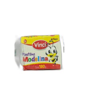 PLASTILINA BARRA 1 COLOR MODELINA 180grs.  BLANCA