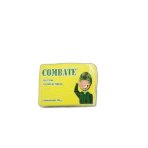 PLASTILINA BARRA COMBATE AMARILLO