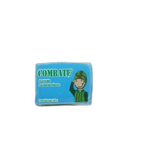 PLASTILINA BARRA COMBATE AZUL TURQUESA
