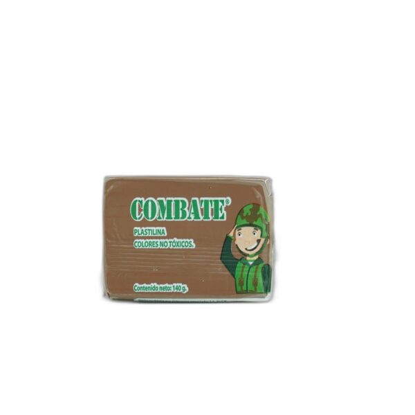 PLASTILINA BARRA COMBATE CAFE
