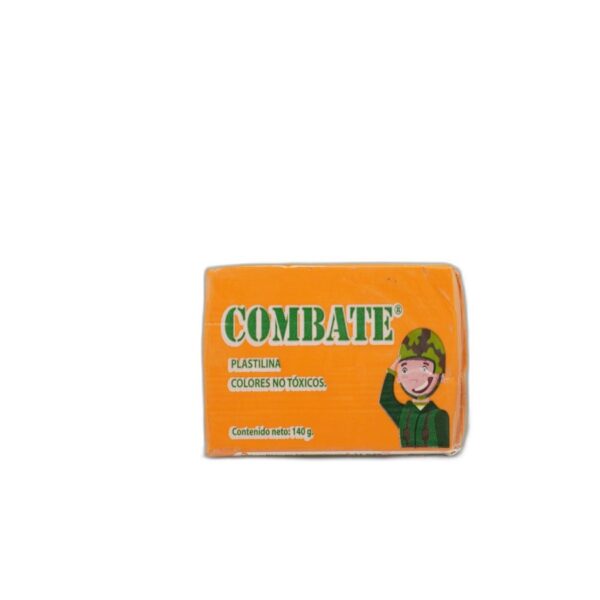 PLASTILINA BARRA COMBATE NARANJA