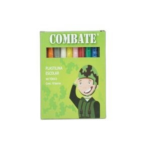 PLASTILINA C/10 BARRITAS COMBATE