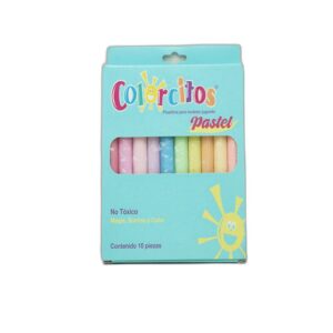PLASTILINA C/10 BARRITAS PASTEL COLORCITOS