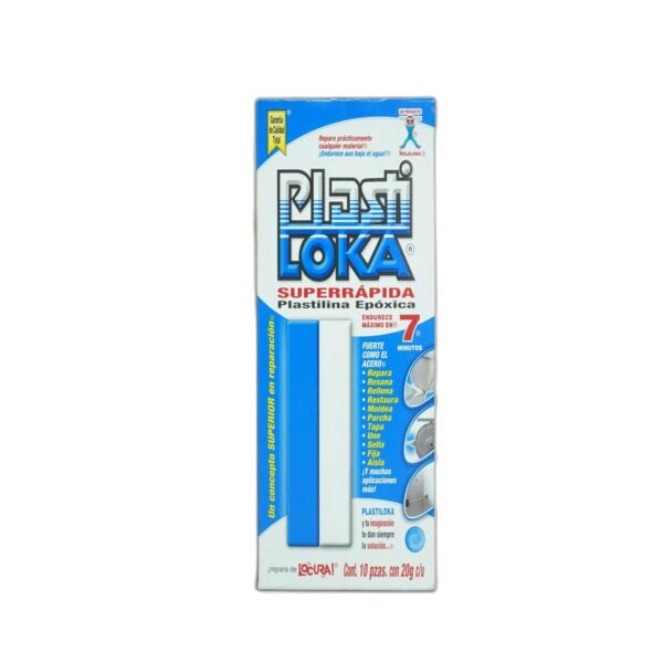 PLASTILOKA AZUL PLS-20 CAJA C/10