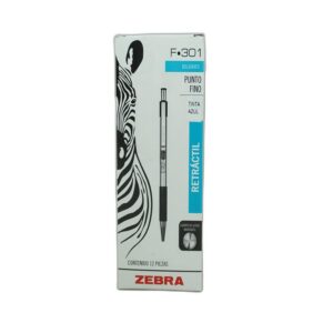 PLUMA 0.7  F-301 AZUL C/12 PZAS ZEBRA