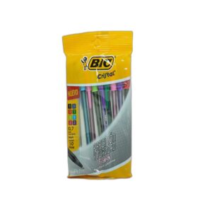 PLUMA BIC CRISTAL BOLD 1.6 MM FASHION C/10  INTENSO