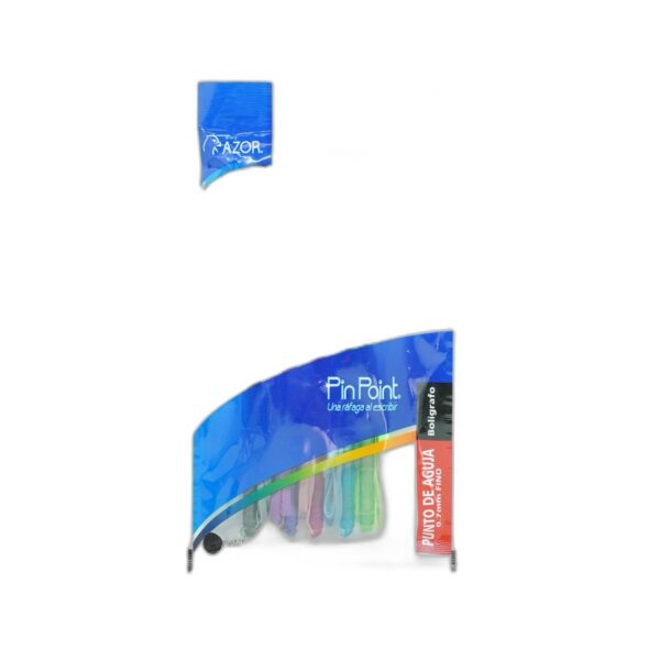 PLUMA PIN POINT FASHION P/F C/5 AZOR C/CORDON