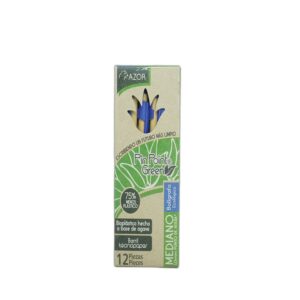 PLUMA PIN POINT GREEN P/M 1.0 AZUL AZOR C/12