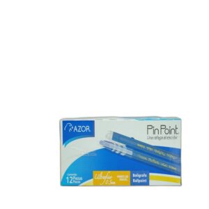 PLUMA PIN POINT P/ULTRAFINO  0.5 AZUL AZOR  CAJA C/12 6840AZ