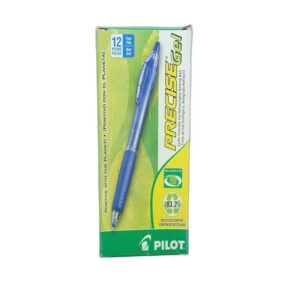 PLUMA PRECISE GEL RETACTIL 0.7 PILOT 15002 AZUL  C/12 PZAS