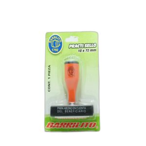 PRACTI SELLO BARRILITO 18*72 PARA ABONO EN  CUENTA 30004B