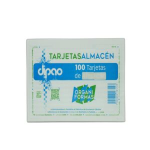 TARJETA DE ALMACEN DIPAO ORGANIFORMAS