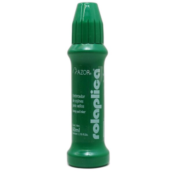 TINTA P/SELLO ROLAPLICA 60 ML AZOR VERDE