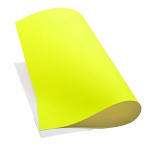 CARTULINA FLUORESCENTE T/CARTA ROYAL CAST  PAQ C/20 PZAS AMARILLO