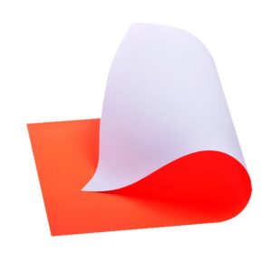 CARTULINA FLUORESCENTE T/CARTA ROYAL CAST  PAQ C/20 PZAS NARANJA