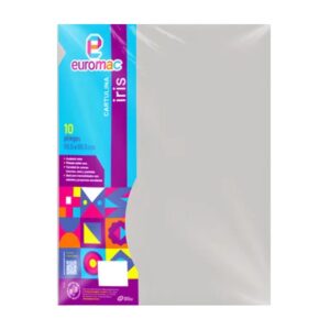 CARTULINA IRIS GRIS C/10