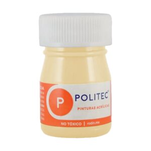 PINTURA ACRILICA 20 ML POLITEC CREMA 320 CAJA  C/12