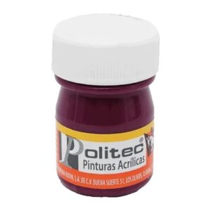 PINTURA ACRILICA 20 ML POLITEC MALVA 335 CAJA  C/12