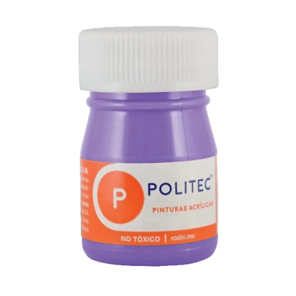 PINTURA ACRILICA 20 ML POLITEC MORADO 334  CAJA C/12