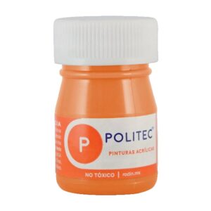 PINTURA ACRILICA 20 ML POLITEC NARANJA 308  CAJA C/12