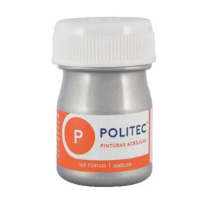PINTURA ACRILICA 20 ML POLITEC PLATA 701 CAJA  C/12