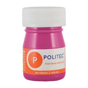 PINTURA ACRILICA 20 ML POLITEC ROSA MEXICANO  337 CAJA C/12