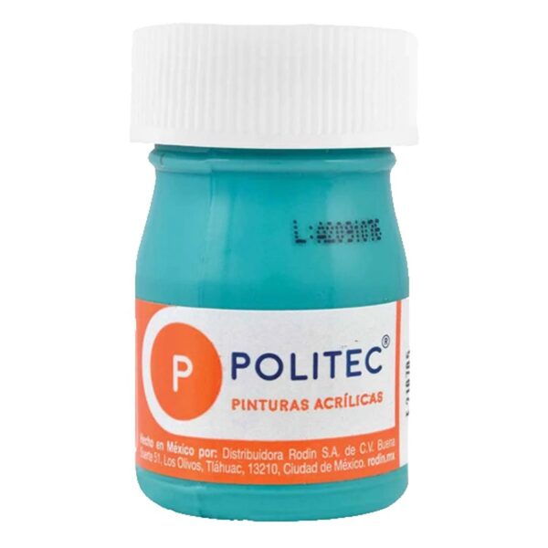PINTURA ACRILICA 20 ML POLITEC TURQUESA 324  CAJA C/12