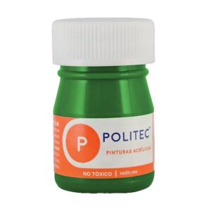 PINTURA ACRILICA 20 ML POLITEC VERDE ORO 330  CAJA C/12